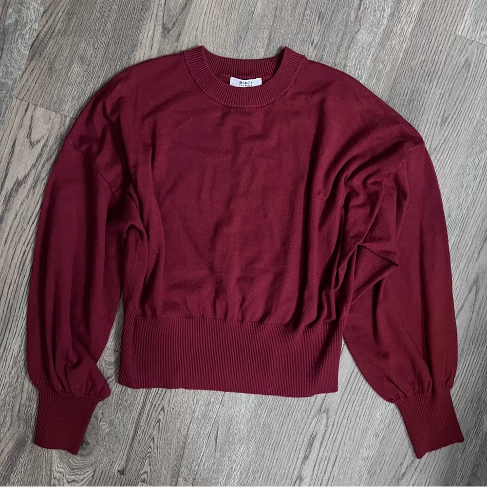 🖤NWT🖤 Steve Madden BB Dakota Mock Neck Dolman Sleeve Sweater - Maroon L